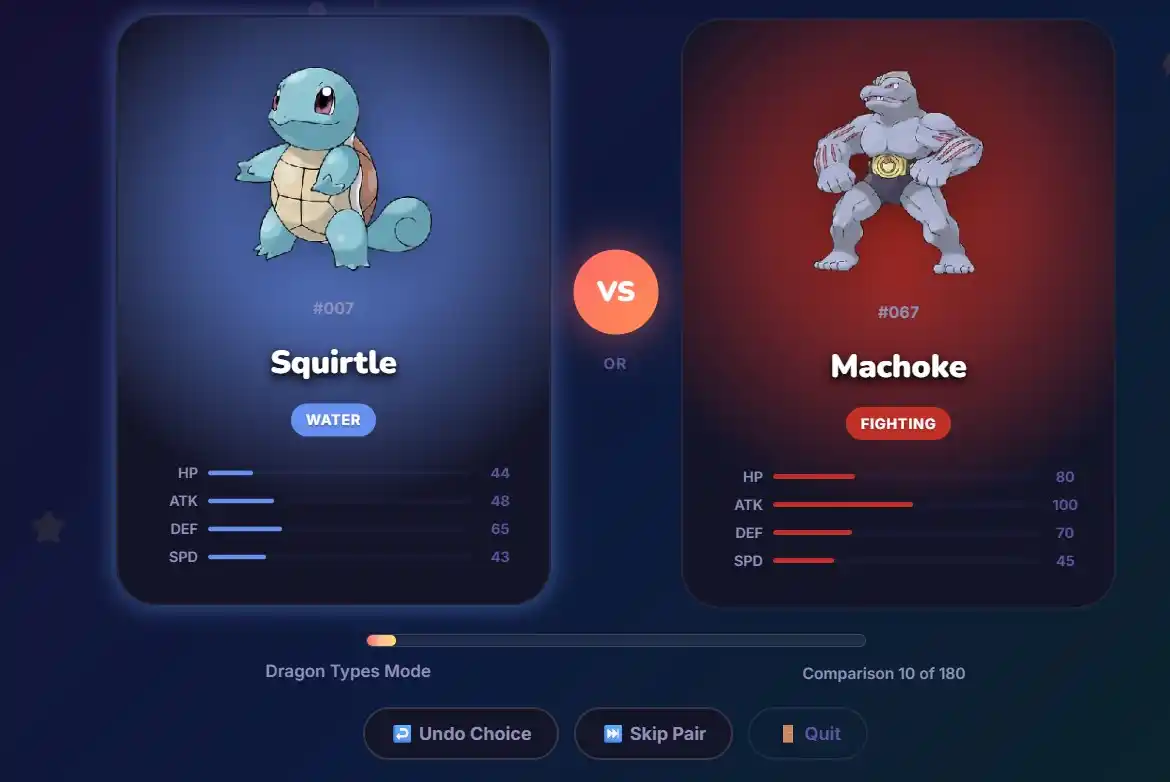 favorite dragon pokemon picker