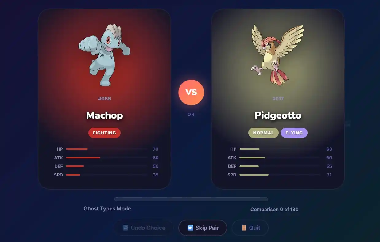 favorite ghost pokemon picker