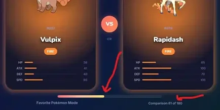 Favorite Pokemon Picker Progressbar
