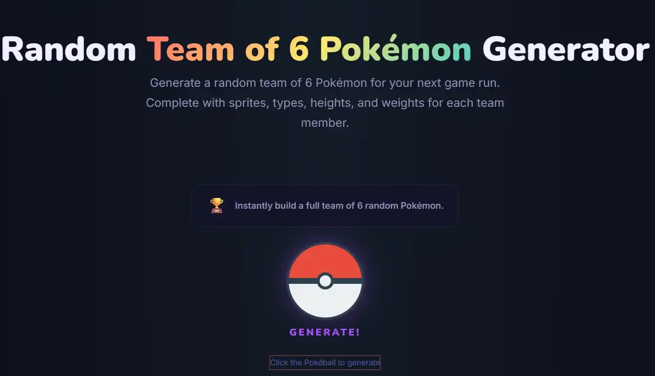 random team generator